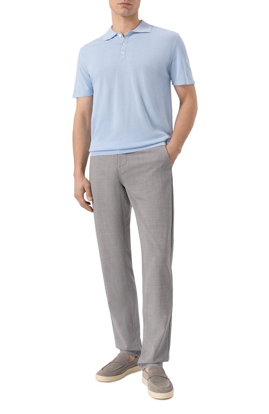 Шерстяные брюки Canali V1659/AR05087 Серый  V1659/AR05087 Фото 2