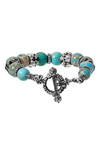 Браслет ангелы и демоны GL JEWELRY бирюзового цвета по цене 33330 руб., арт. PB155A, фото 2 Браслет ангелы и демоны GL JEWELRY, арт. PB155A, фото 2