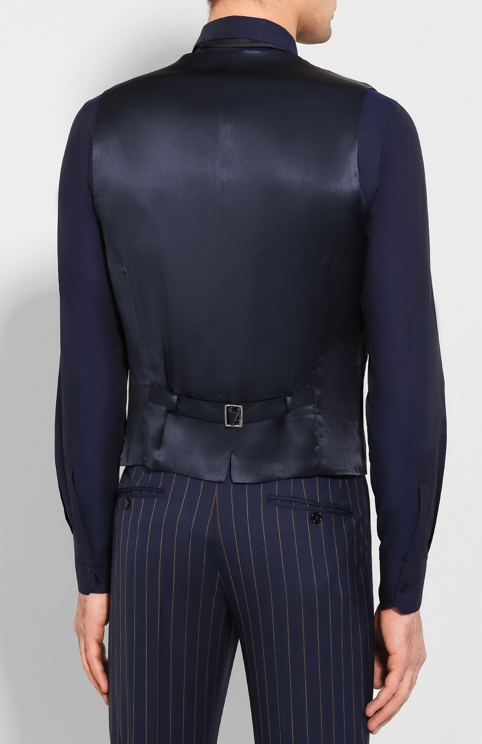 Шерстяной костюм-тройка DOLCE & GABBANA синего цвета по цене 343500 руб., арт. GKC8MT/FR3E3, фото 5 Шерстяной костюм-тройка DOLCE & GABBANA, арт. GKC8MT/FR3E3, фото 5