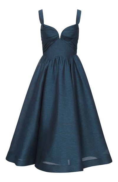 Женское платье изо льна и шелка ZIMMERMANN, арт. 6847DC261