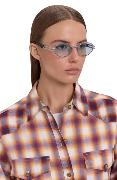 Солнцезащитные очки 9FIVE, арт. L0TUS-PLATINUM / LIGHT BLUE GRADIENT, фото 3