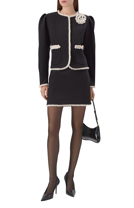 Твидовый жакет Botrois SKU64610038 Чёрный  SKU64610038 Фото 2