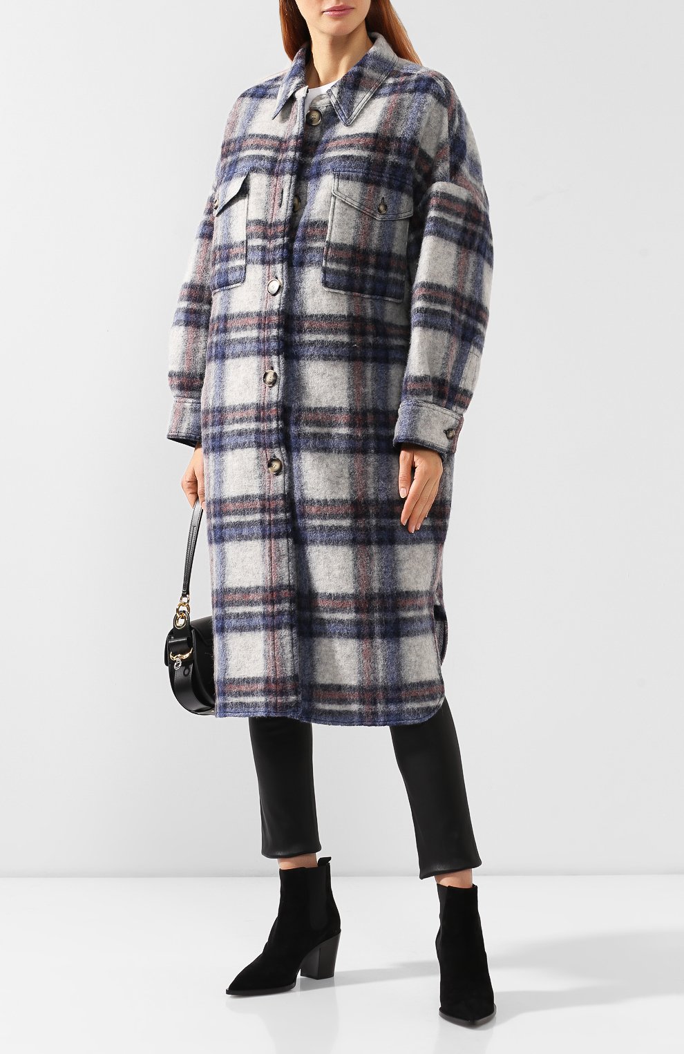 Пальто в клетку ISABEL MARANT ETOILE, арт. MA0572-19A013E/GABRI0N, фото 2