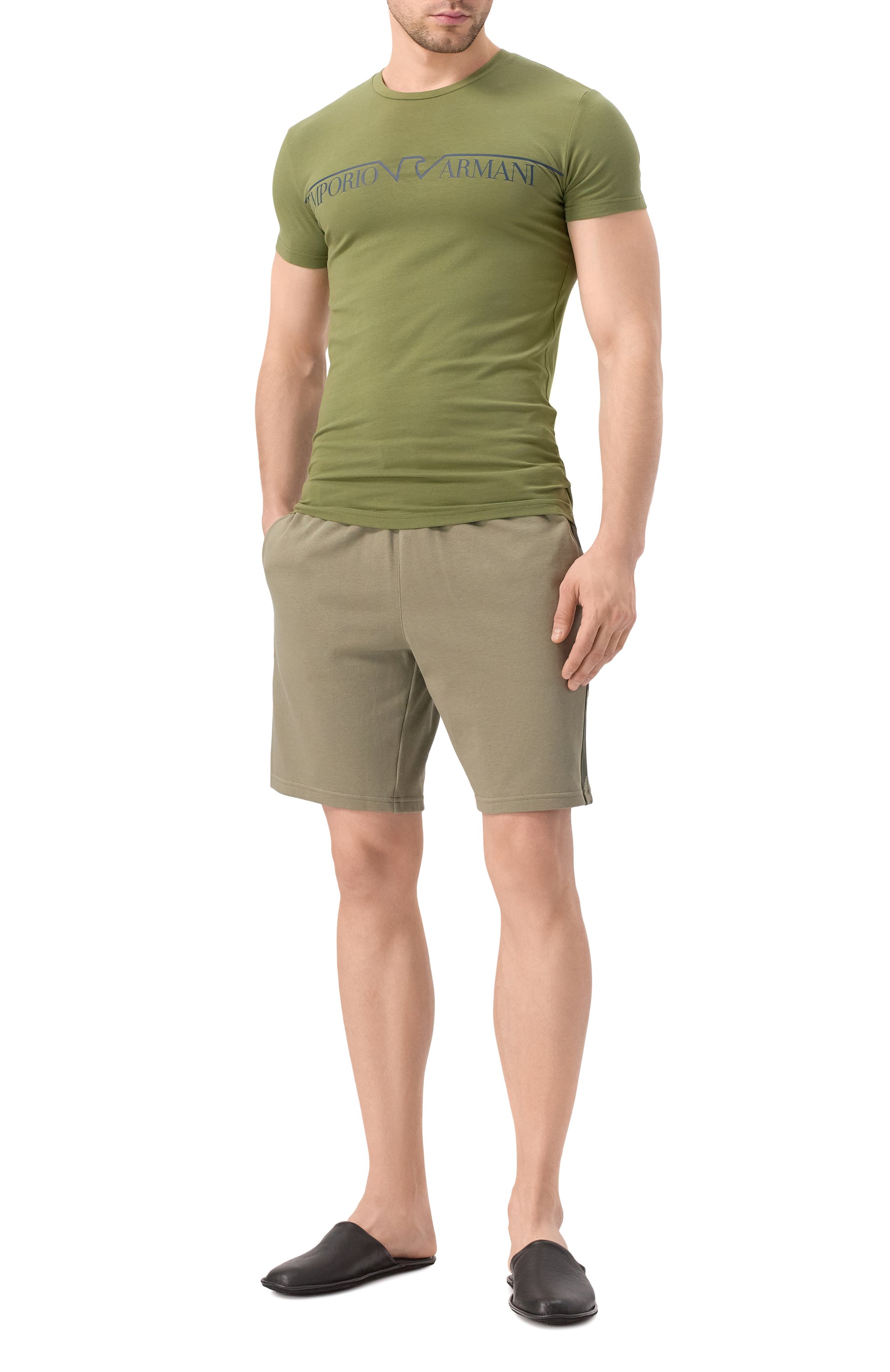 Хлопковые шорты EMPORIO ARMANI, арт. EM000495/AF10781, фото 2