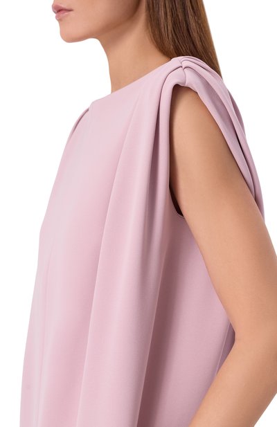 Платье из шелка и шерсти BALENCIAGA, арт. 872519/TUT14, фото 4