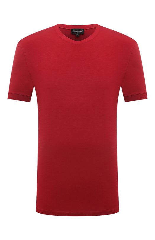 Футболка из вискозы Giorgio Armani 8NST53/SJP4Z Красный 8NST53/SJP4Z