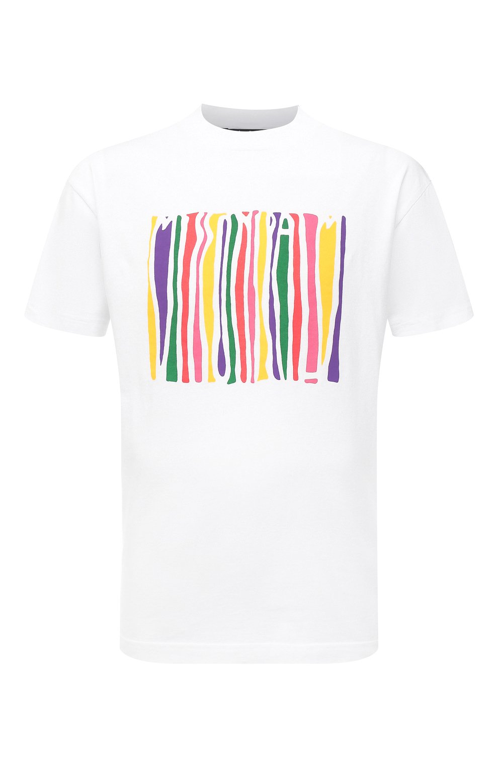 Хлопковая футболка palm angels x missoni PALM ANGELS, арт. PMAA001F21JER0300184, фото 1