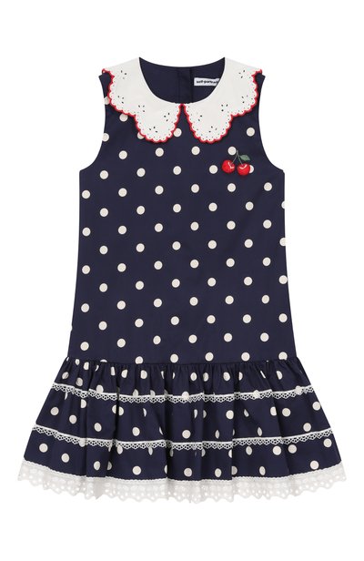 Хлопковое платье SELF-PORTRAIT KIDS, арт. PF26-708S-N