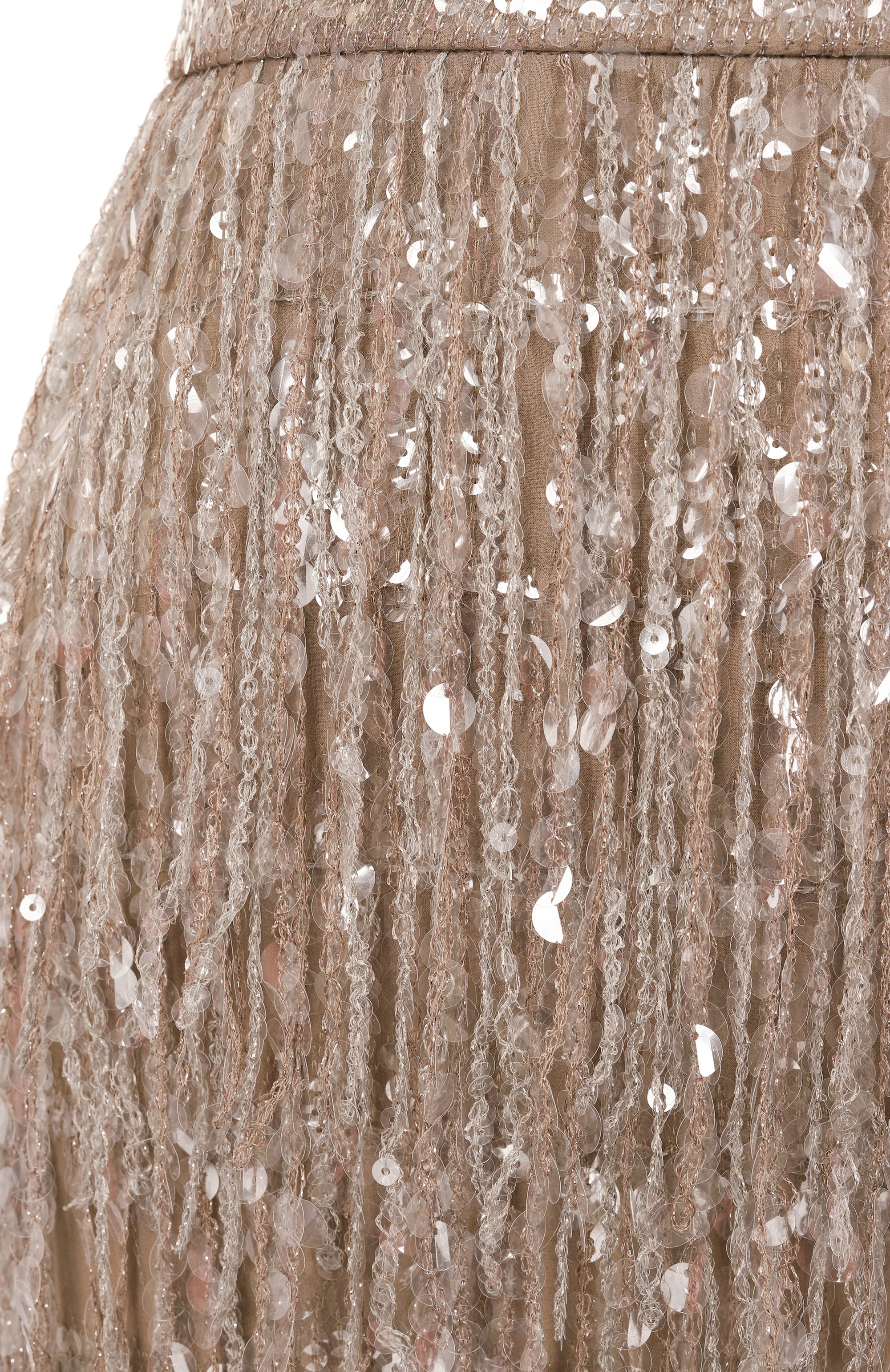 Шелковая юбка с отделкой пайетками BRUNELLO CUCINELLI, арт. MF940G3801, фото 6