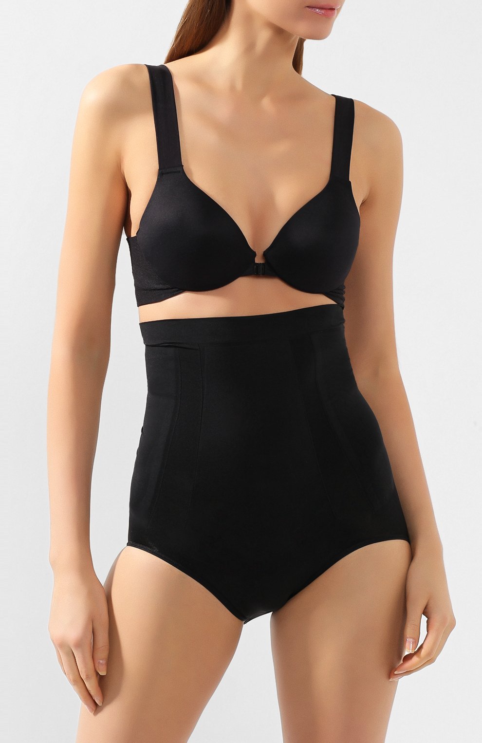 Трусы-кюлоты с завышенной талией SPANX черного цвета по цене 9610 руб., арт. SS1815, фото 2 Трусы-кюлоты с завышенной талией SPANX, арт. SS1815, фото 2