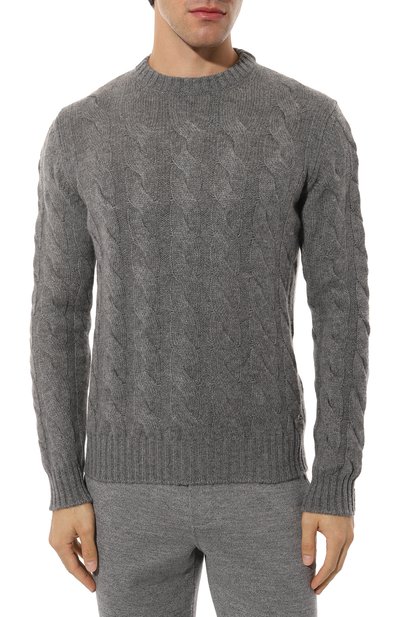 Кашемировый свитер STEFANO RICCI серого цвета по цене 247500 руб., арт. K606274G01/F23406, фото 3 Кашемировый свитер STEFANO RICCI, арт. K606274G01/F23406, фото 3