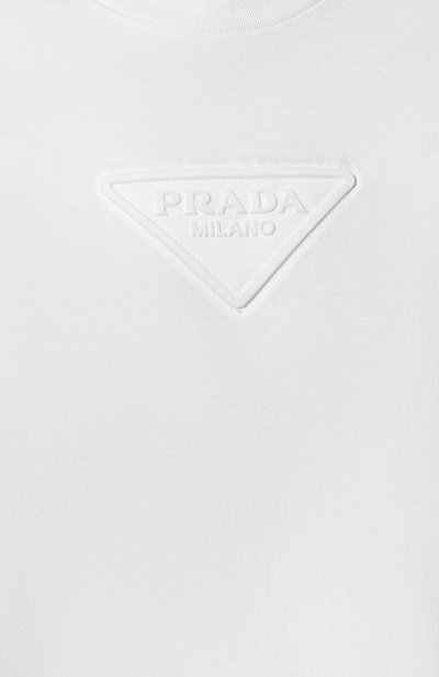 Хлопковая футболка PRADA, арт. 35838-10YI-F0009-161, фото 5