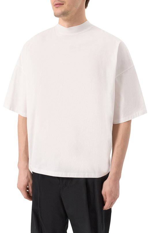 Хлопковая футболка Jil Sander J21GC0005/J45084 Белый  J21GC0005/J45084 Фото 3