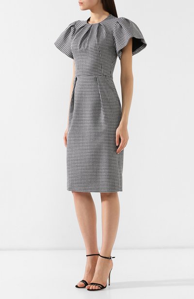 Шерстяное платье ALEXANDER MCQUEEN, арт. 579401/QJAAI, фото 3