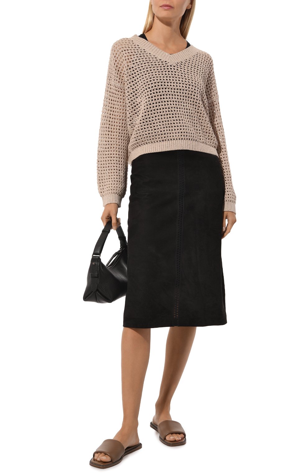 Замшевая юбка MVST, арт. ZBET-X1155-2, фото 2