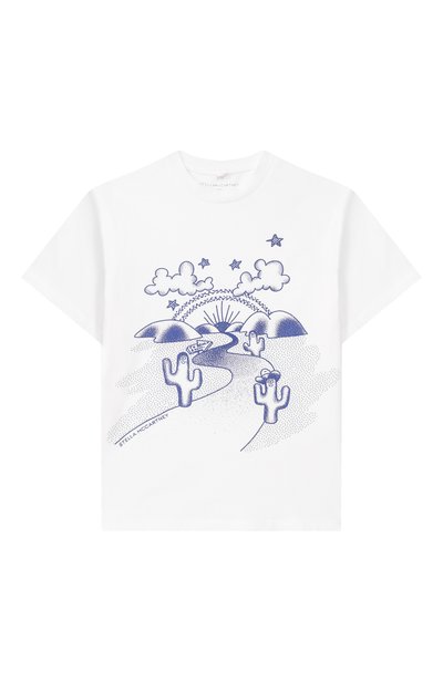 Хлопковая футболка STELLA MCCARTNEY, арт. TZ8P31