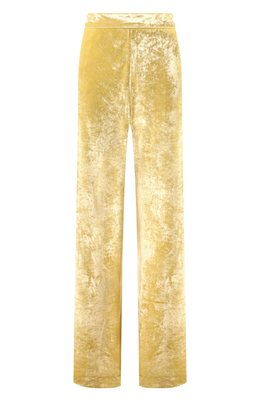 Бархатные брюки JIL SANDER желтого цвета по цене 82950 руб., арт. J52KA0010/J65006, фото 1 Бархатные брюки JIL SANDER, арт. J52KA0010/J65006, фото 1