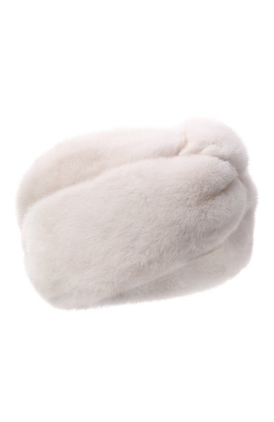 Женская меховая чалма из норки MVST, арт. MH-05 MINK PEARL