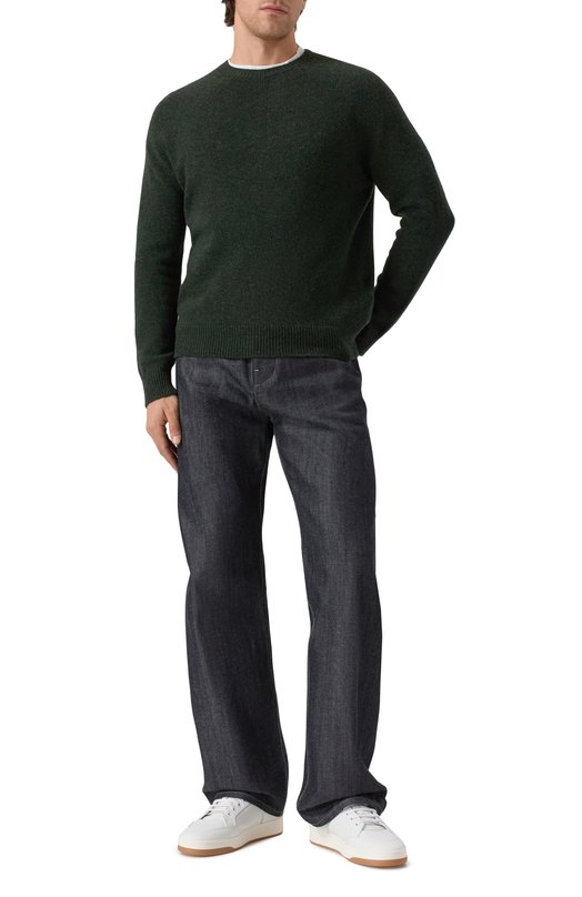 Джемпер из шерсти и кашемира Jil Sander J22GP0133/J13264 Зелёный  J22GP0133/J13264 Фото 2