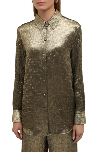 Шелковая рубашка LANVIN, арт. RW-SI0029-4966-A21, фото 3