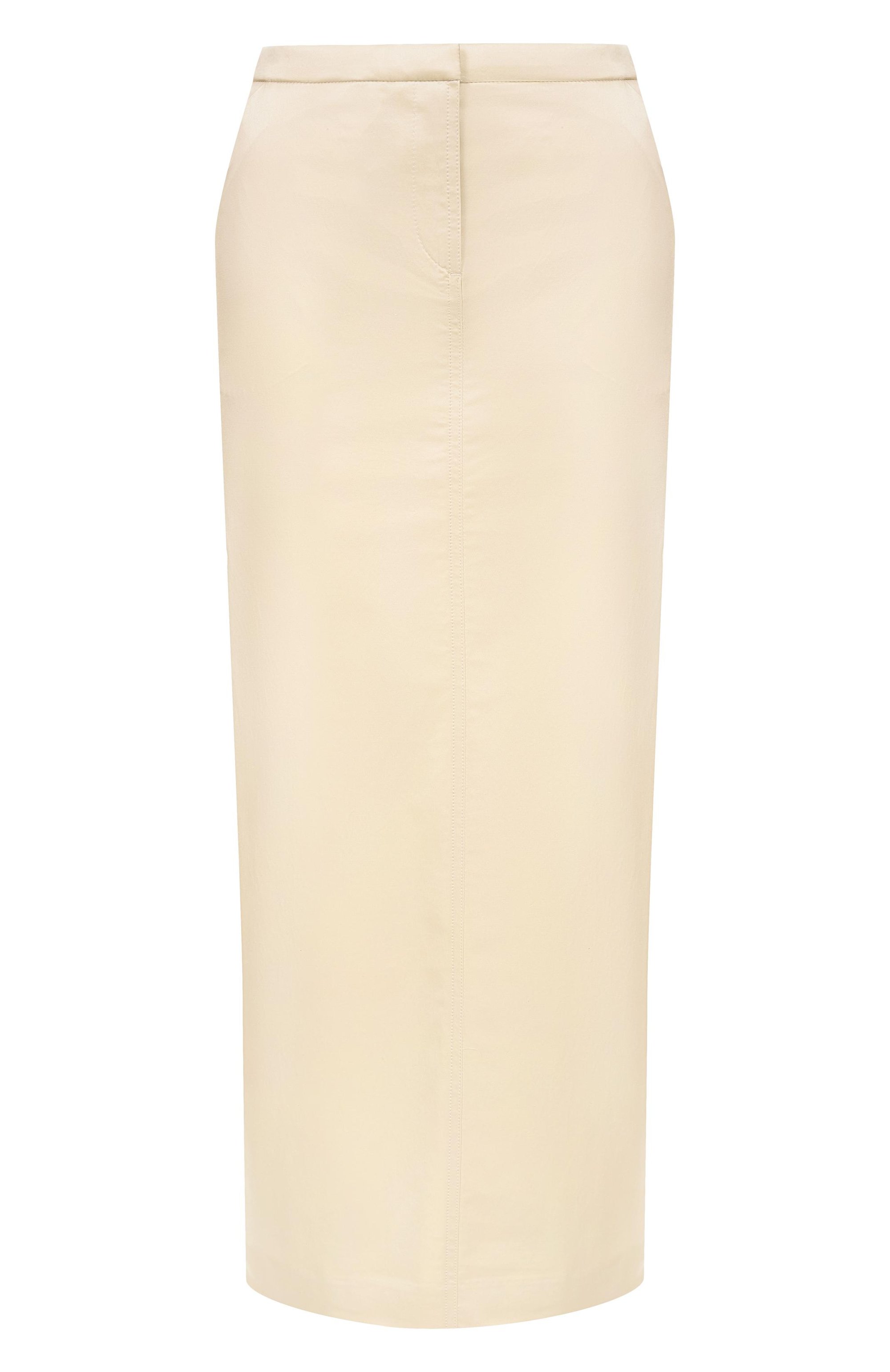 Юбка из хлопка и вискозы TOTEME, арт. 252-WRB0259-FB0391, фото 1