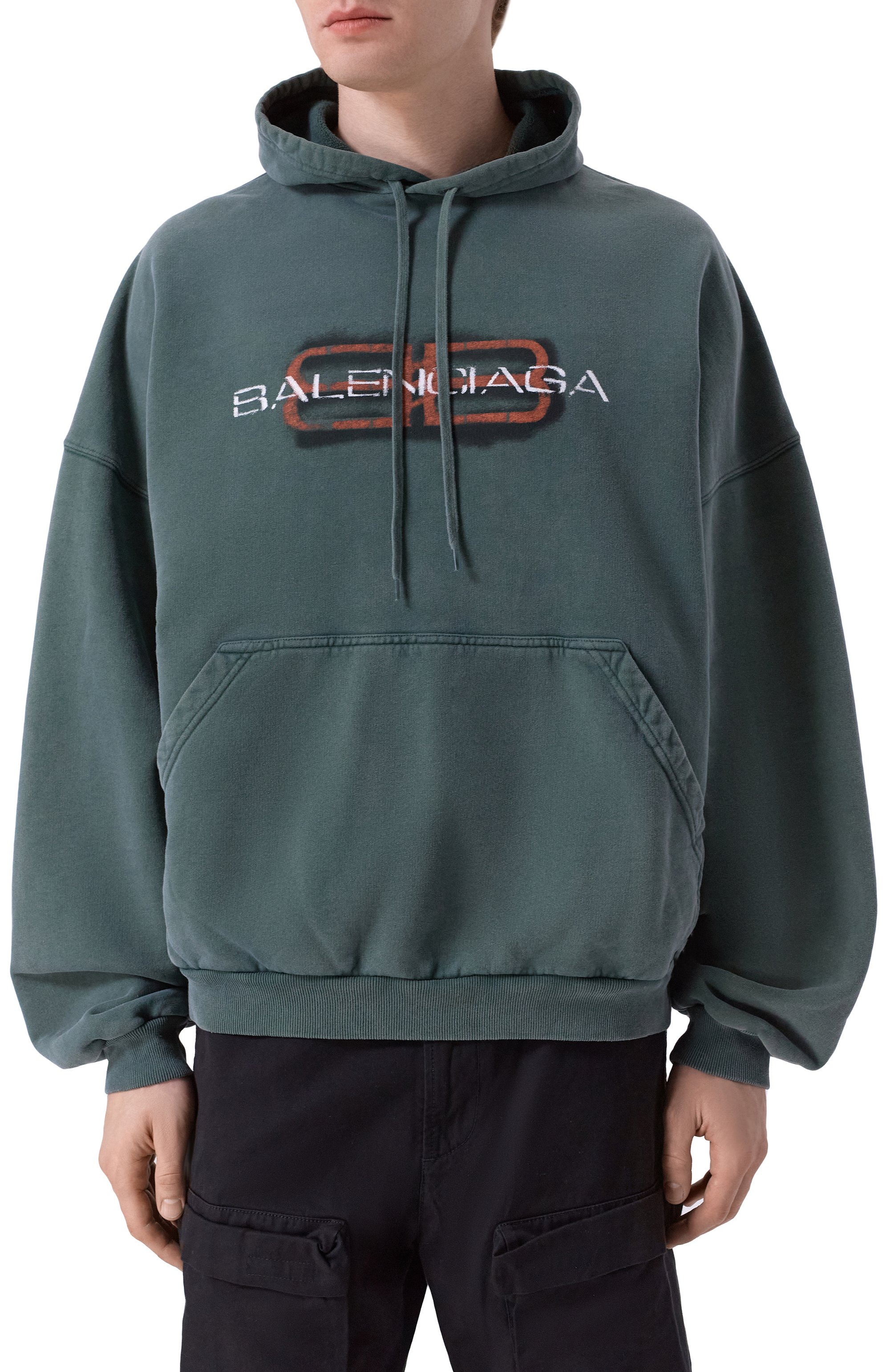 Хлопковое худи BALENCIAGA, арт. 850349/TTVD7, фото 3