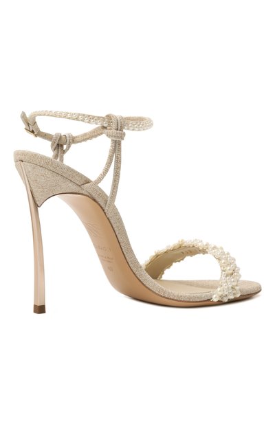 Кожаные босоножки pearlsway blade100 CASADEI, арт. 1L376J100M/C2785, фото 5