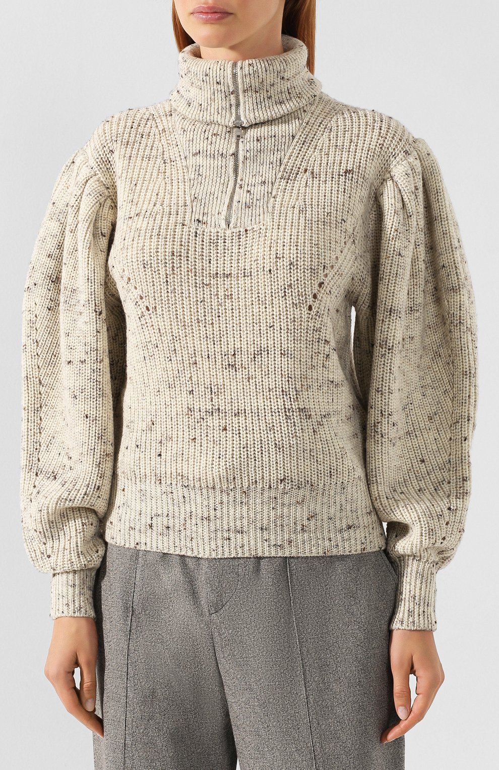 Шерстяной свитер ISABEL MARANT, арт. PU1167-19H038I/KUMA, фото 3