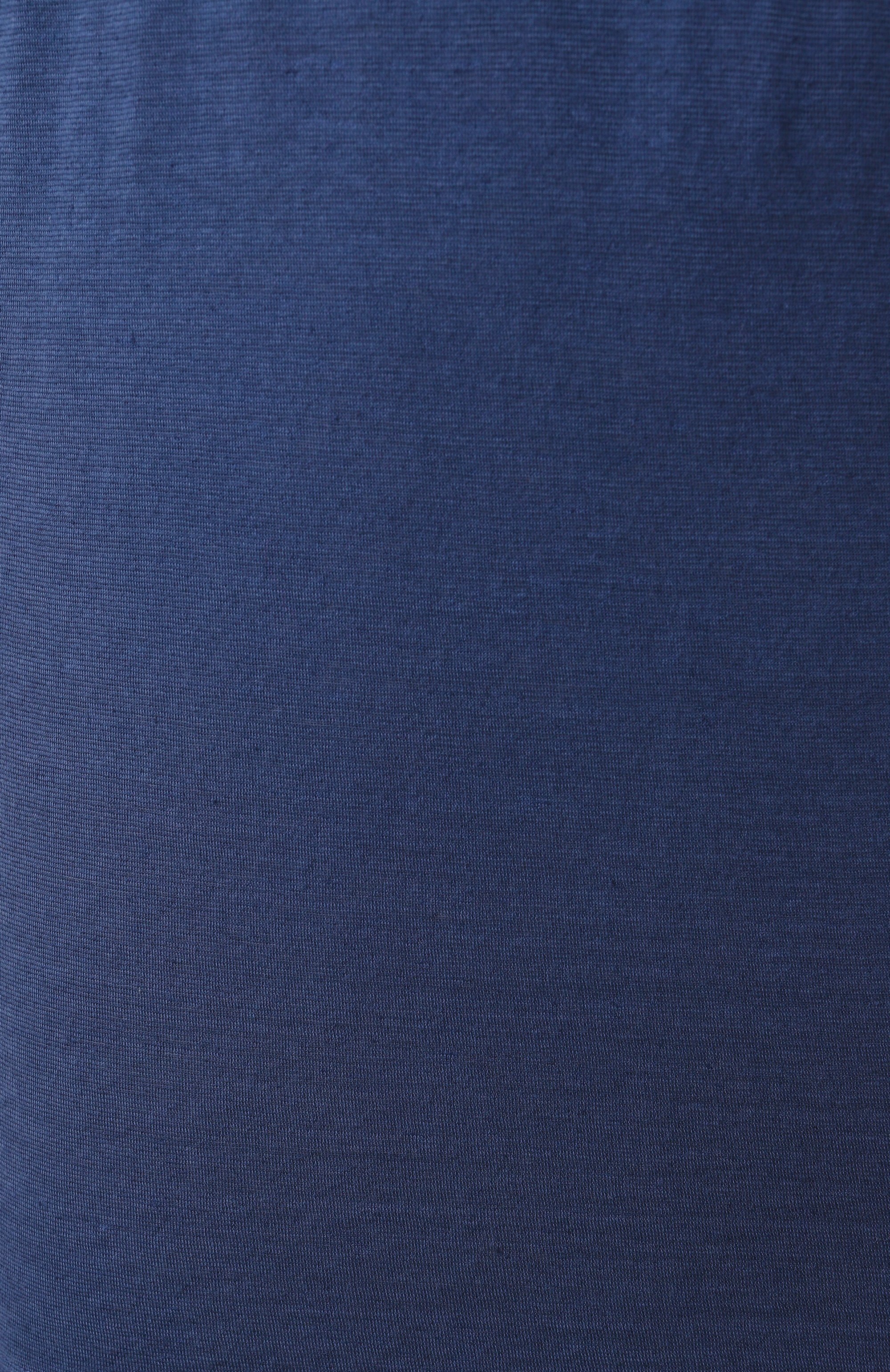 Футболка из хлопка и льна 120% LINO синего цвета по цене 19950 руб., арт. 32ALIM79GR/G308/S01, фото 6 Футболка из хлопка и льна 120% LINO, арт. 32ALIM79GR/G308/S01, фото 6