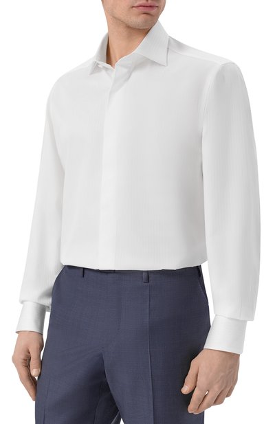 Хлопковая сорочка ZILLI, арт. TUXA01M010004211R, фото 3