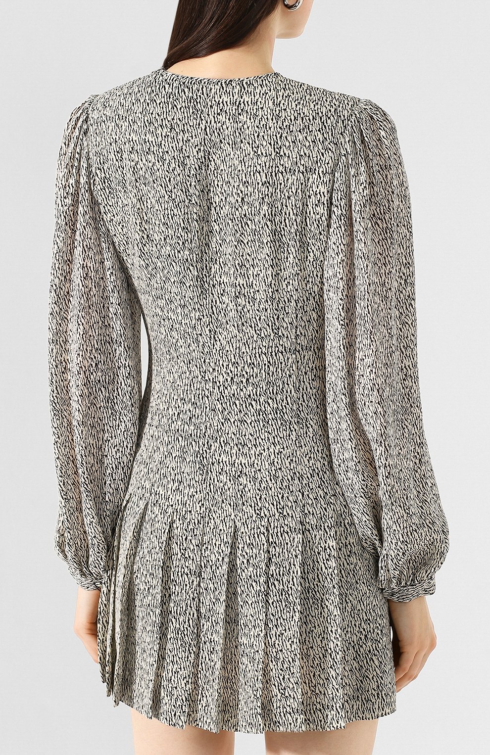 Платье из вискозы SAINT LAURENT, арт. 608954/Y3A52, фото 4