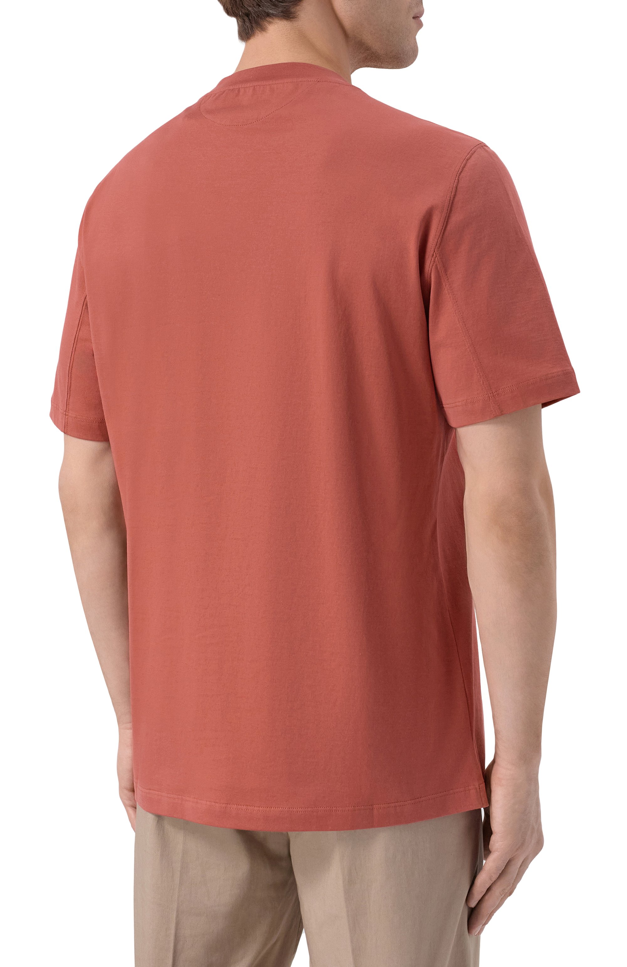 Хлопковая футболка BRUNELLO CUCINELLI, арт. M0B131308, фото 4