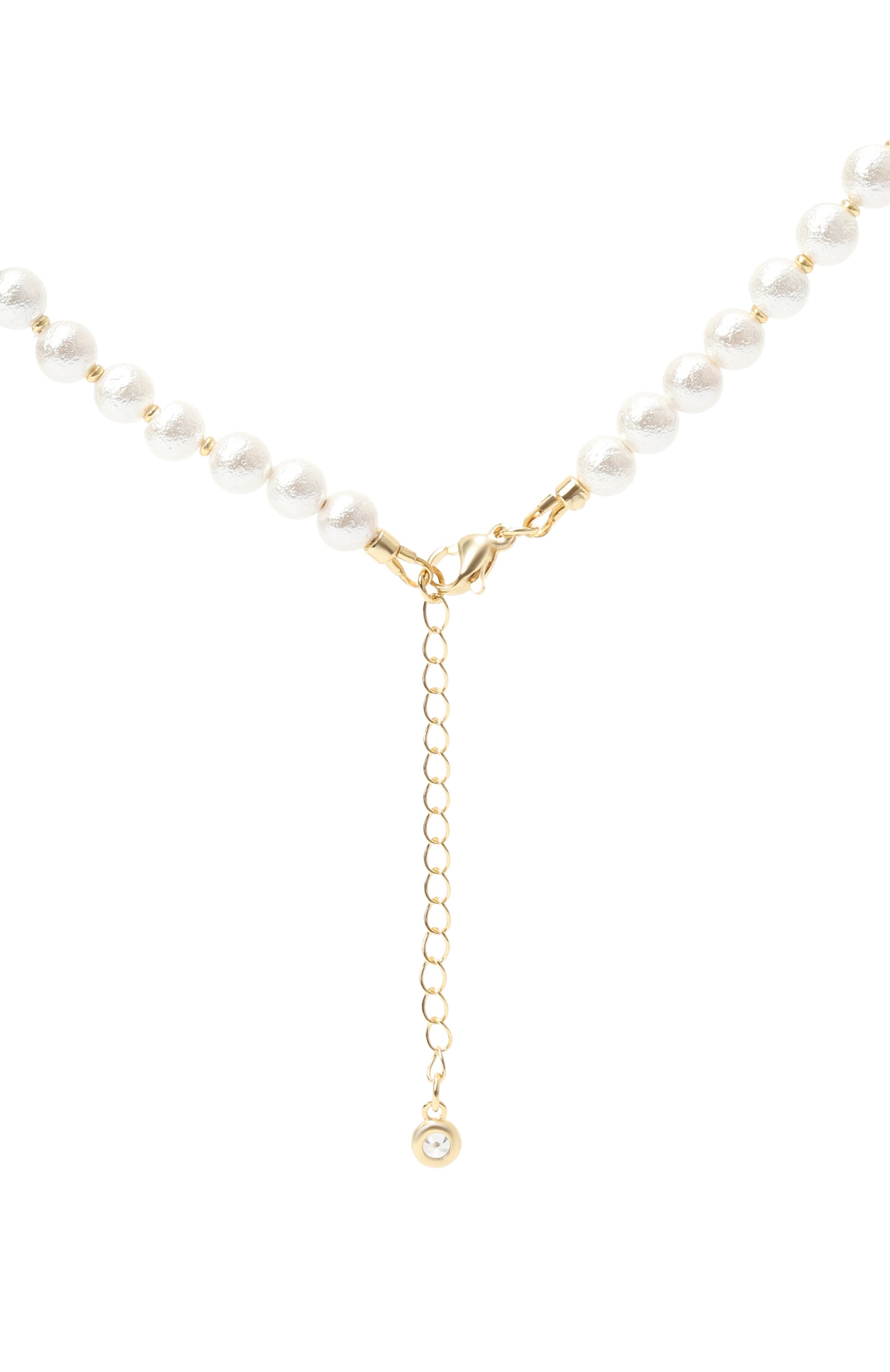 Колье PINK.OLIVKA белого цвета по цене 12700 руб., арт. PO-70084, фото 3 Колье PINK.OLIVKA, арт. PO-70084, фото 3