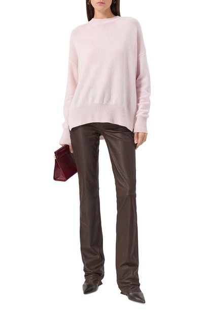 Кашемировый свитер JIL SANDER светло-розового цвета по цене 184000 руб., арт. J02GP0013/J13206, фото 2 Кашемировый свитер JIL SANDER, арт. J02GP0013/J13206, фото 2