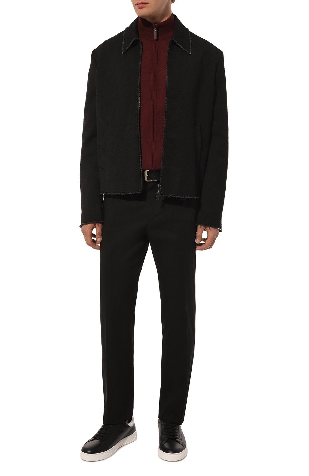 Кожаные кеды ddb0 LANVIN черного цвета по цене 49900 руб., арт. FM-SKDK0A-G0TE, фото 2 Кожаные кеды ddb0 LANVIN, арт. FM-SKDK0A-G0TE, фото 2