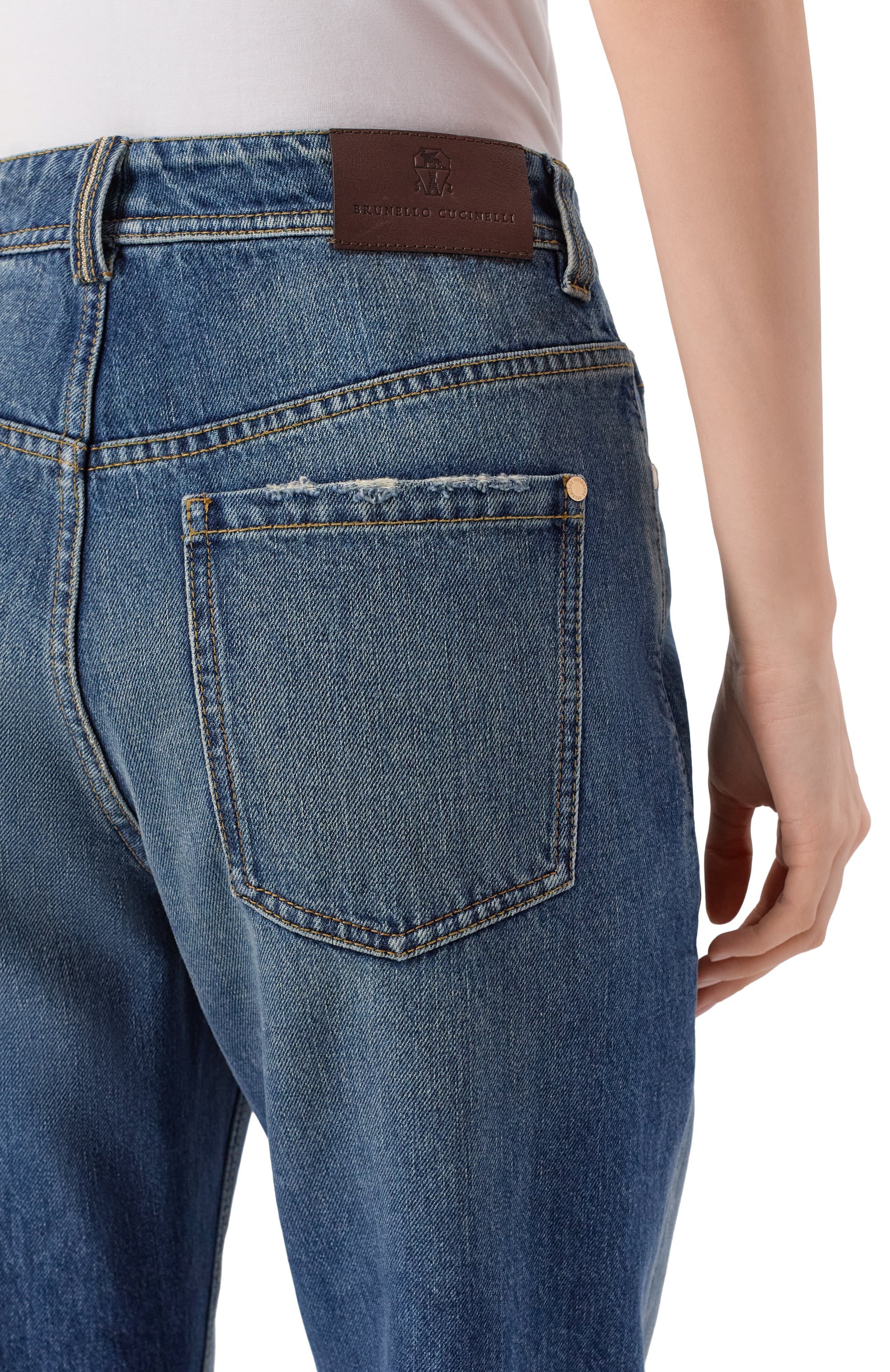 Джинсы BRUNELLO CUCINELLI, арт. MP095P5319, фото 5