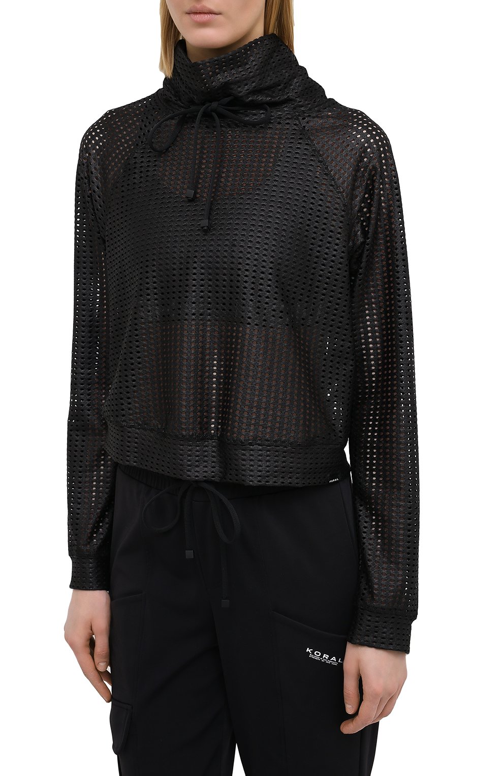 Пуловер KORAL черного цвета по цене 14450 руб., арт. A4089C55, фото 3 Пуловер KORAL, арт. A4089C55, фото 3