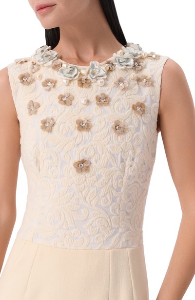 Платье из шерсти и шелка DOLCE & GABBANA, арт. 0102/I60X4W/GDC12, фото 4
