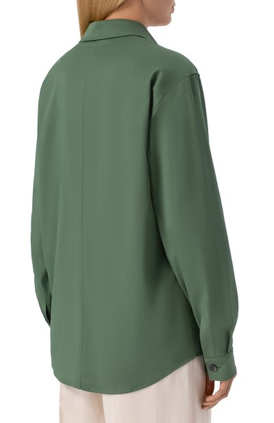Рубашка из хлопка и шелка MVST, арт. M26.CSW.B412/SILK P0PELINE, фото 4