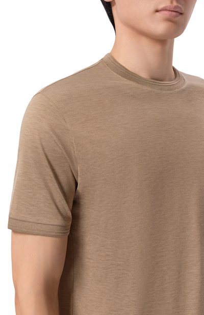 Футболка из шелка и хлопка PAUL&SHARK, арт. 25411008, фото 5