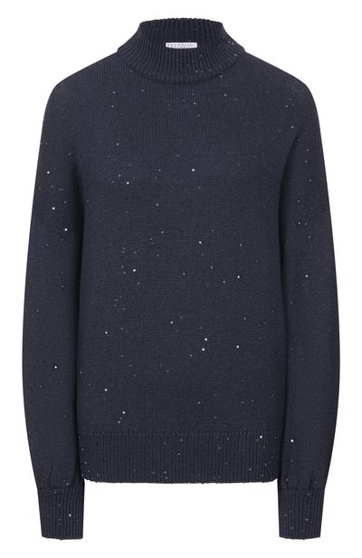 Женский пуловер с отделкой пайетками BRUNELLO CUCINELLI, арт. M73540814