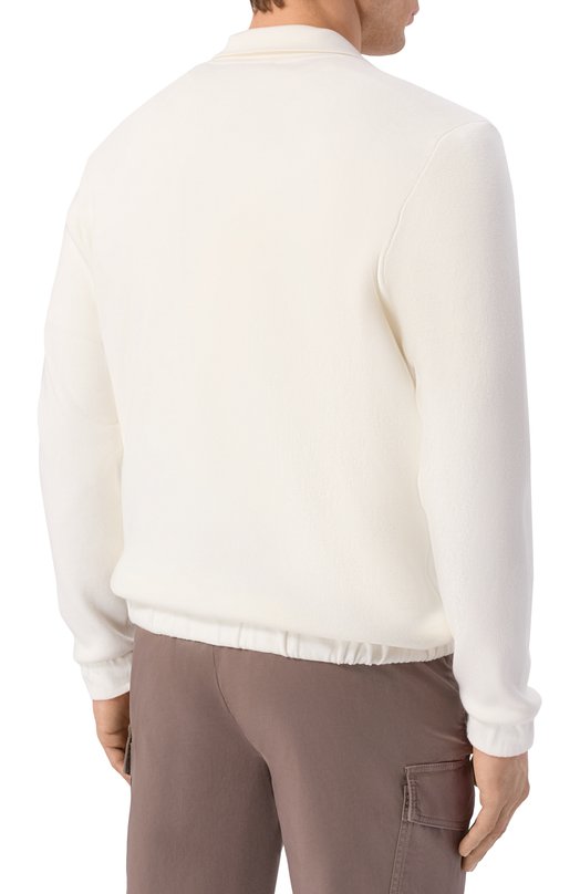 Хлопковый кардиган Kiton UMM0769 Белый  UMM0769 Фото 4