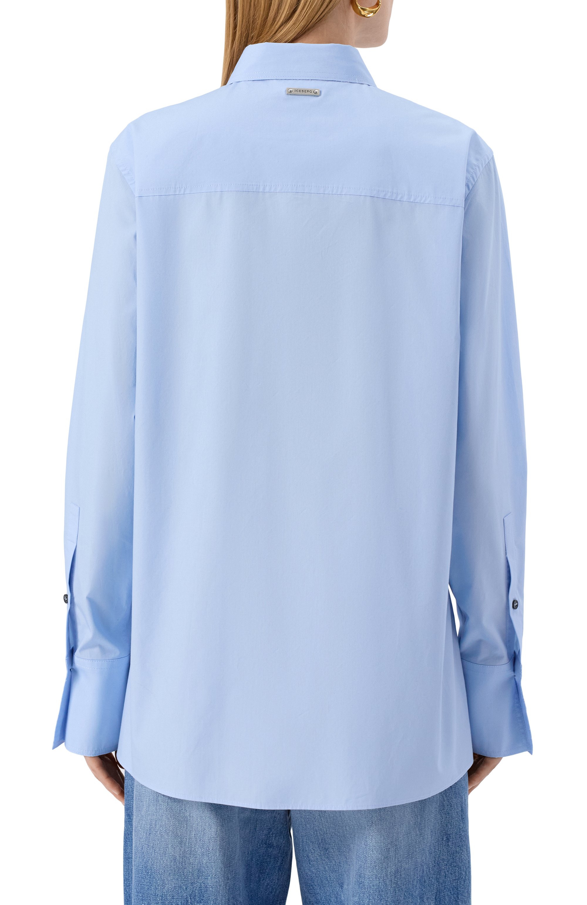 Хлопковая рубашка ICEBERG, арт. G021/0187, фото 4