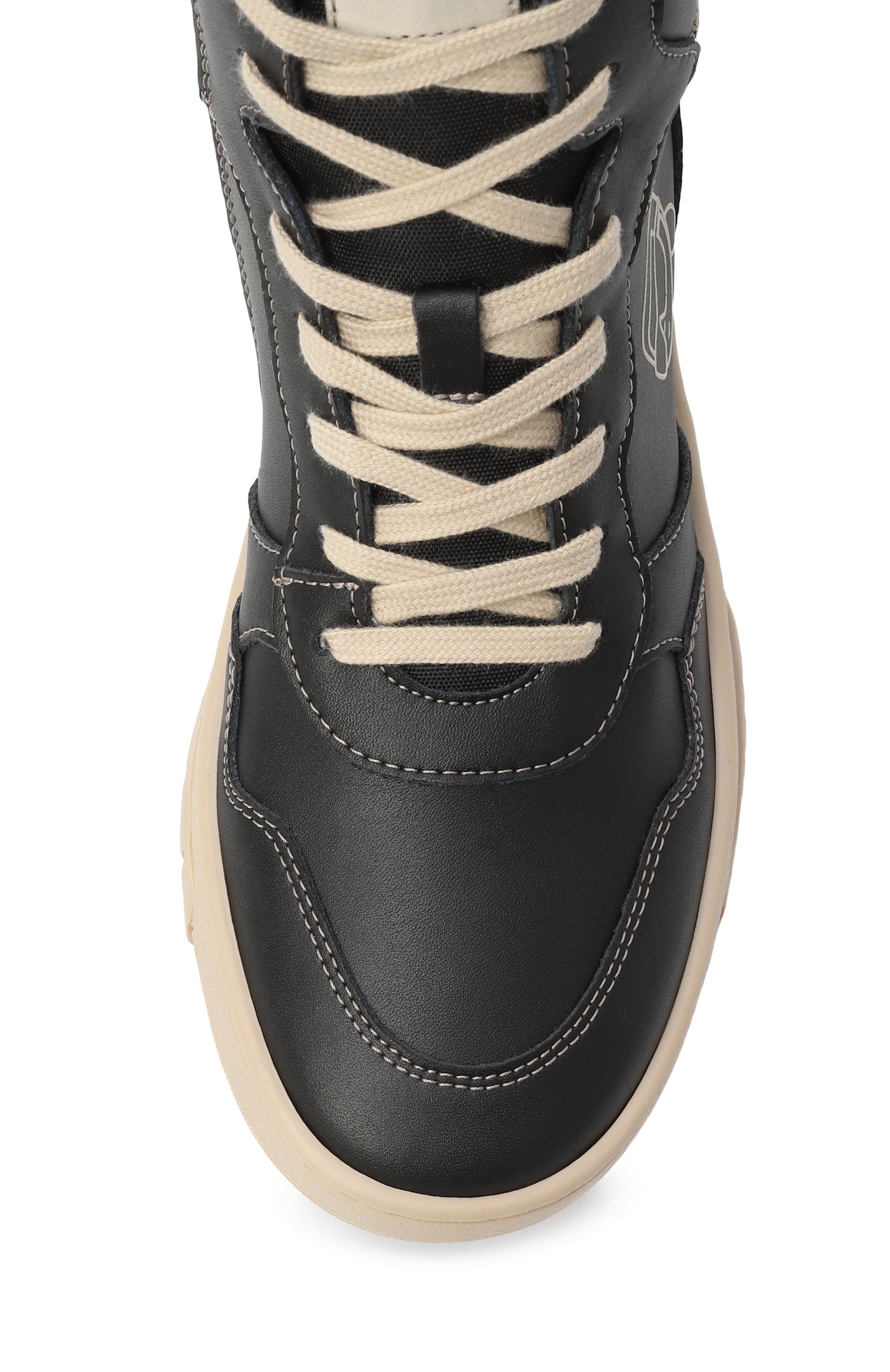 Кожаные кеды KARL LAGERFELD KIDS, арт. Z30976, фото 4