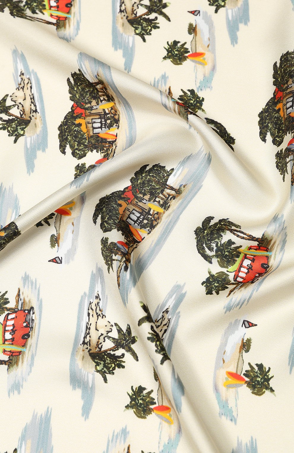 Шелковый платок BOTTEGA VENETA, арт. 563880/3V001, фото 3