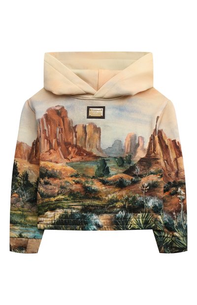 Хлопковое худи DOLCE & GABBANA, арт. L4JWIK/G7KE3/8-14