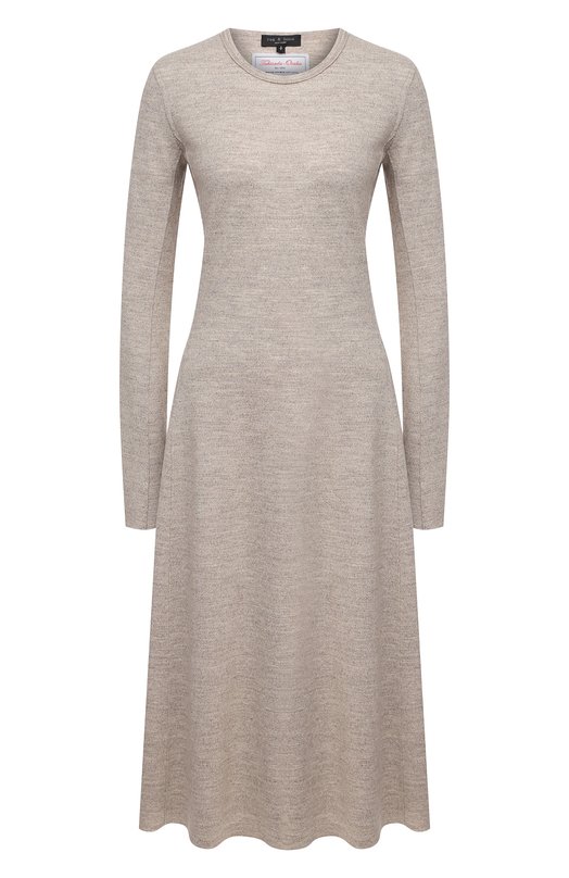 

Шерстяное платье Rag and Bone, Бежевый