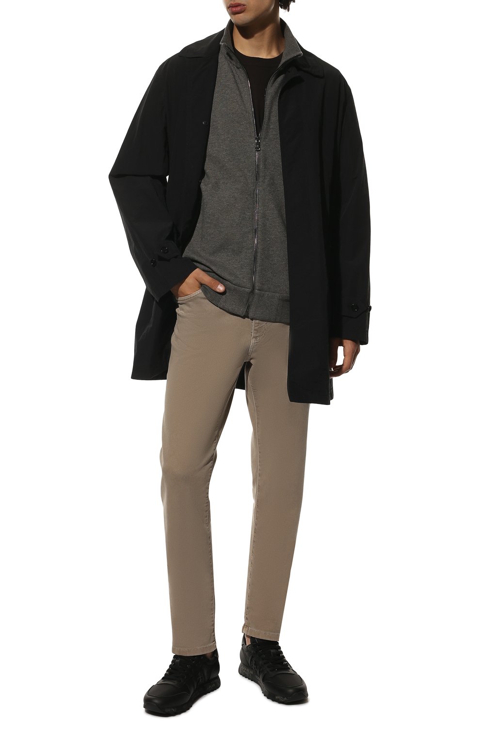 Комбинированные кроссовки eric PREMIATA черного цвета по цене 28800 руб., арт. ERIC/VAR4939, фото 2 Комбинированные кроссовки eric PREMIATA, арт. ERIC/VAR4939, фото 2