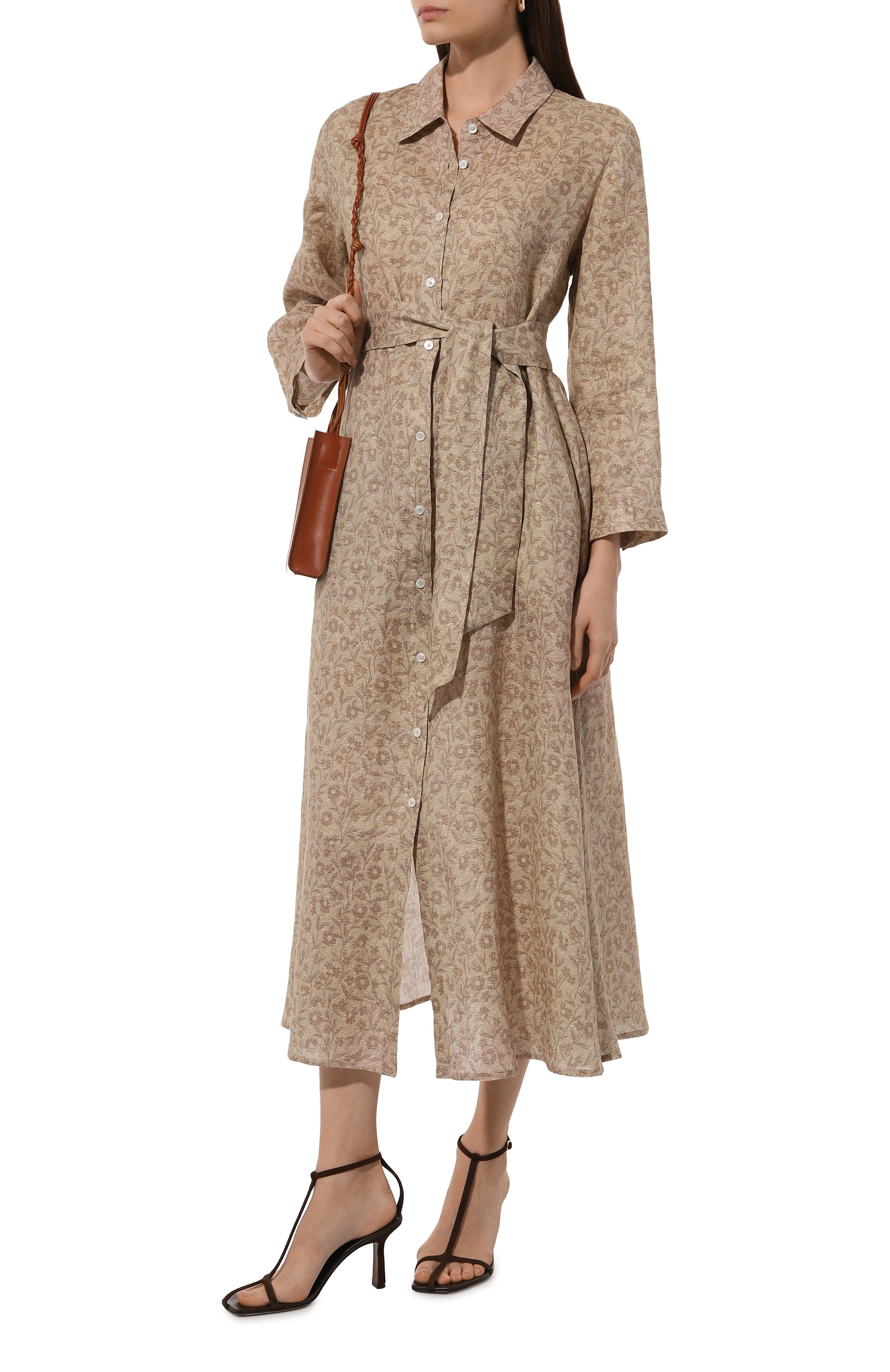 Льняное платье KITON, арт. D57308H08001, фото 2