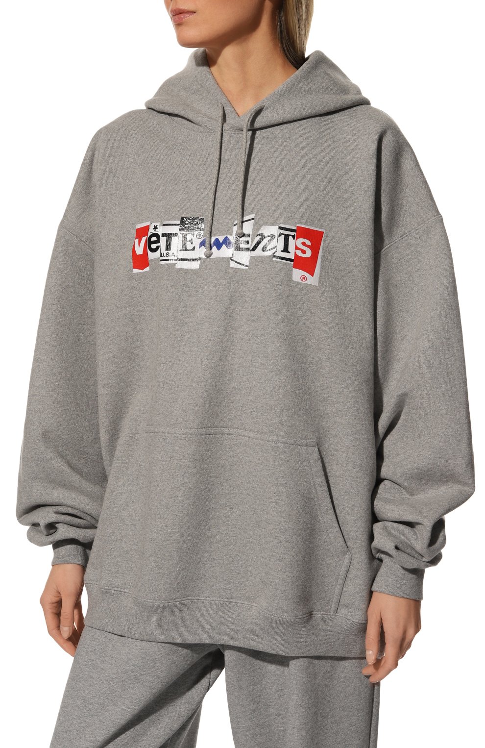 Хлопковое худи VETEMENTS, арт. UA53HD240G 1605/W, фото 3